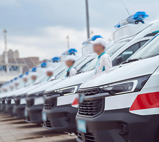 呼玛县服务车队展示